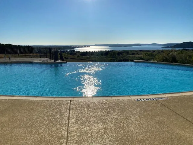 a view of an ocean and beach