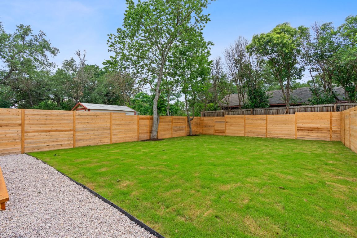 3412 Blumie Street, Unit 1 Austin, TX 78745 - Photo 29 of 39 View of fenced backyard