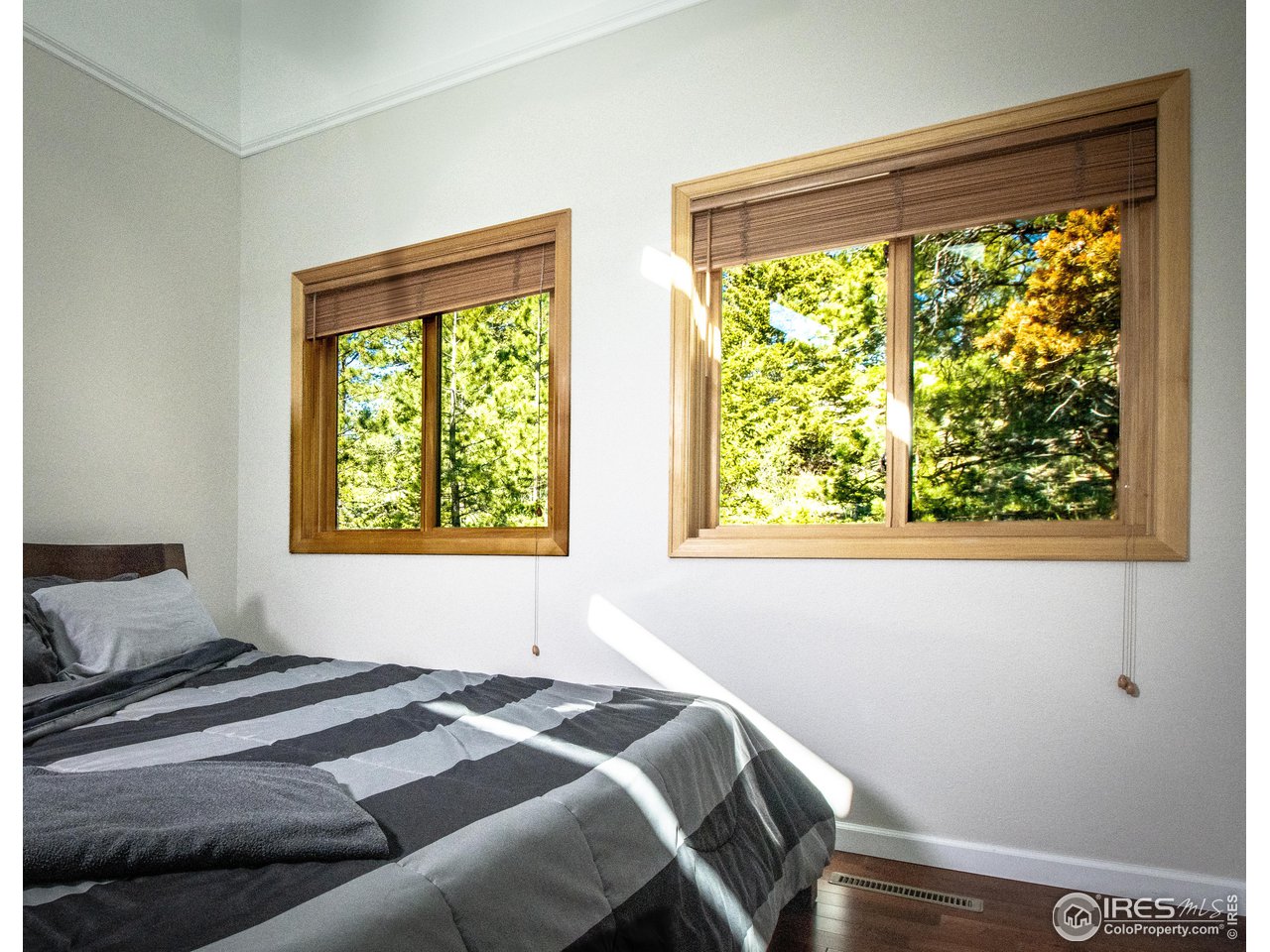 418 Ridge Road Ward, CO 80481 - Photo 19 of 36 a bedroom with a bed and a window
