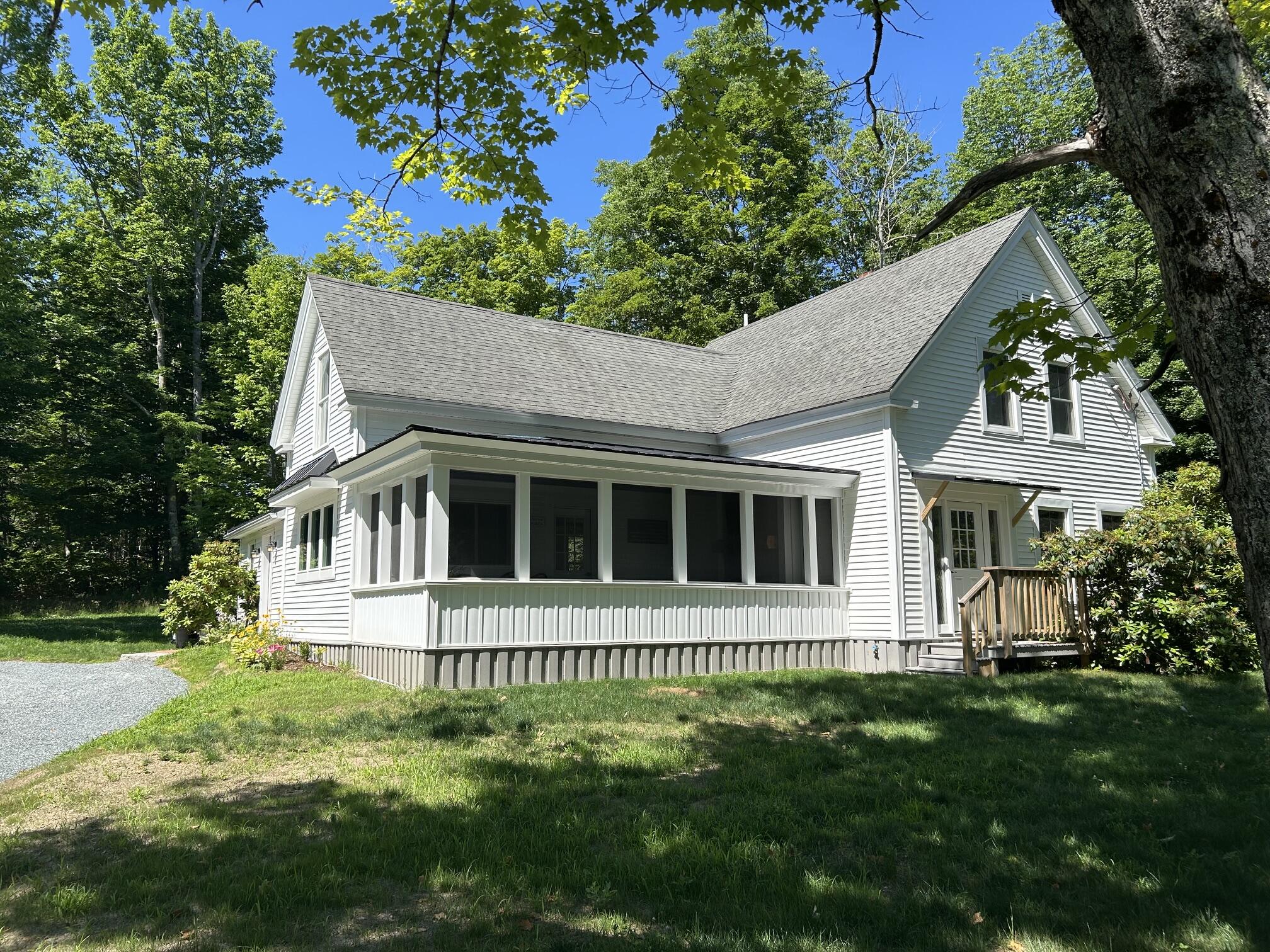 270 Washington Junction Road Hancock, ME 04640 - Photo 3 of 40 View of house from driveway