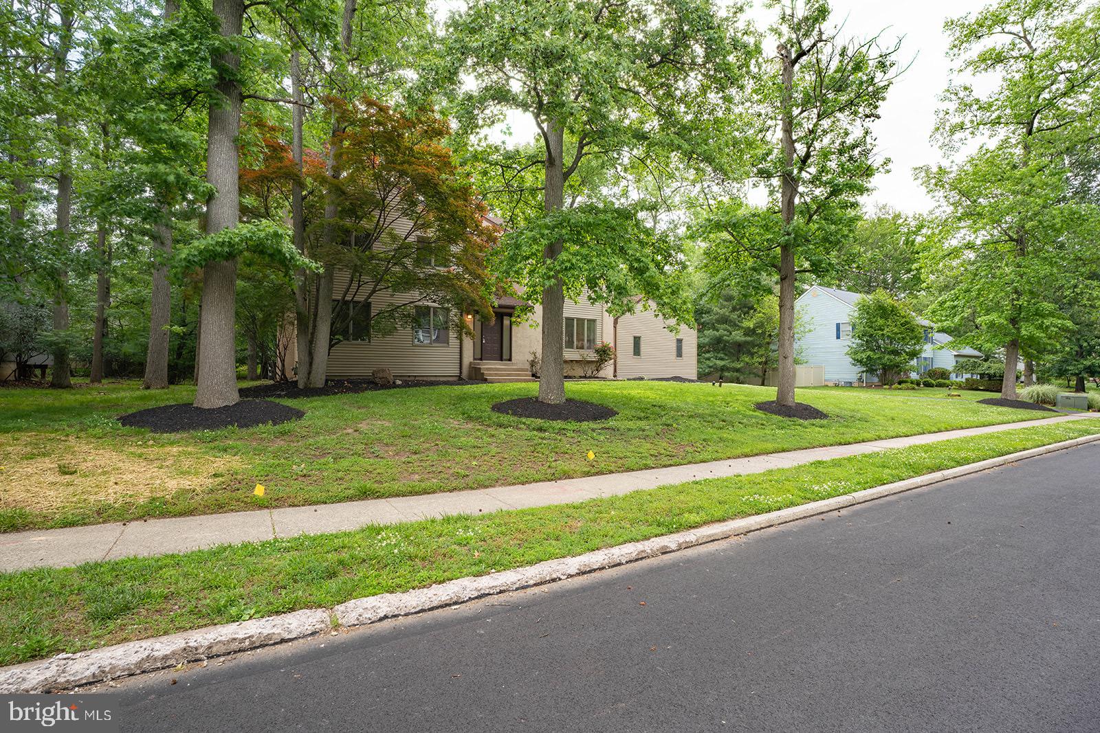 491 Kings Road Yardley, PA 19067 - Photo 4 of 52 a view of a house with a big yard and large trees