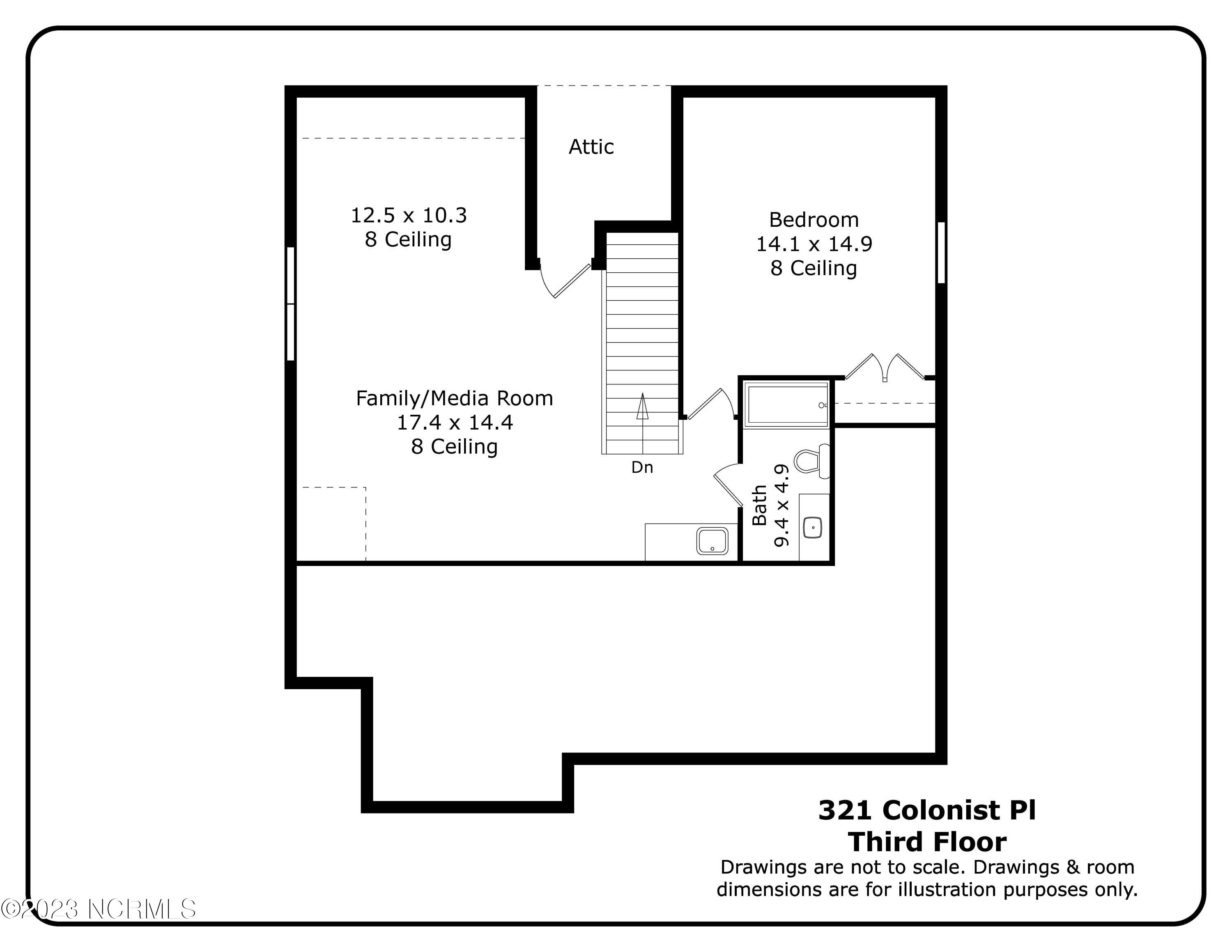 321 Colonist Place Cameron, NC 28326 - Photo 63 of 63 321 Colonist Pl_Third Floor