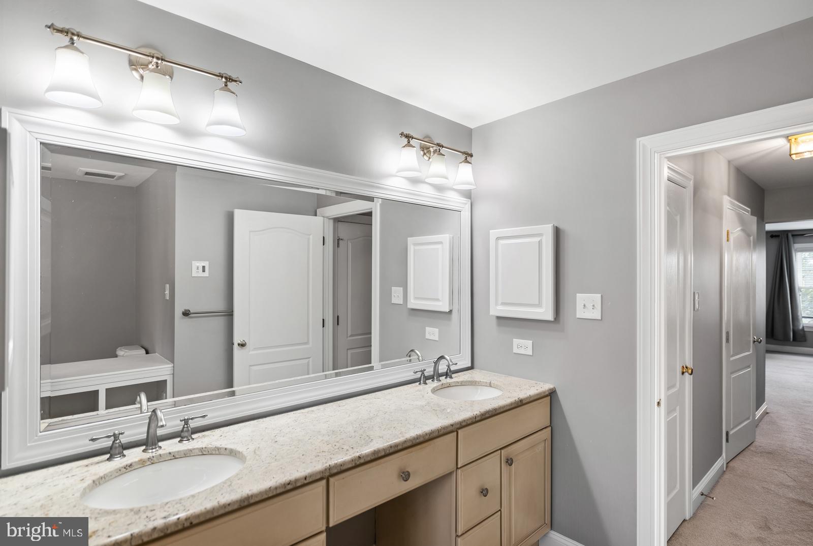 145 Ridgeview Circle Berwyn, PA 19312 - Photo 30 of 38 Master bath double bowl sink with makeup area