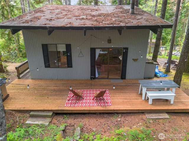 a view of swimming pool with a patio