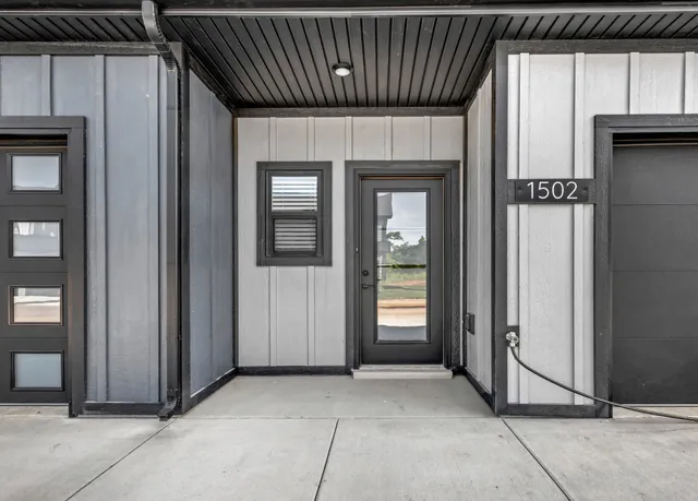 a view of a house with an outdoor space