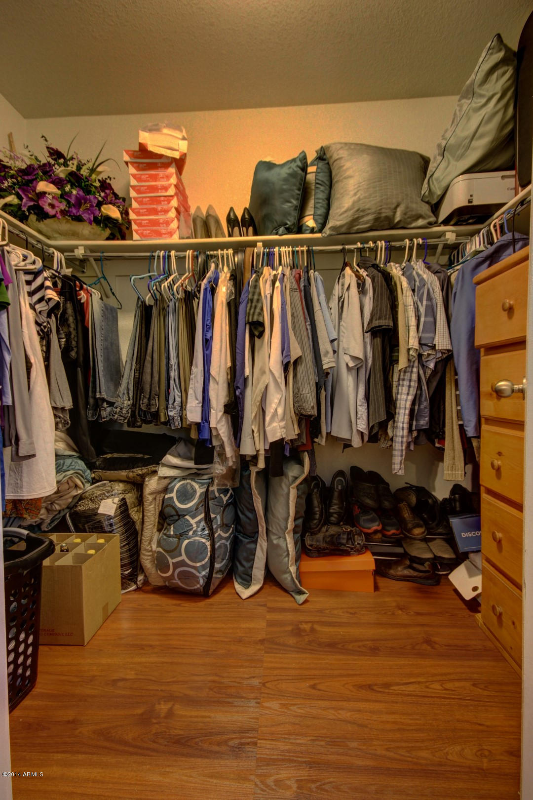 9614 West Payson Road Tolleson, AZ 85353 - Photo 15 of 21 Large walk in closet with wood laminate