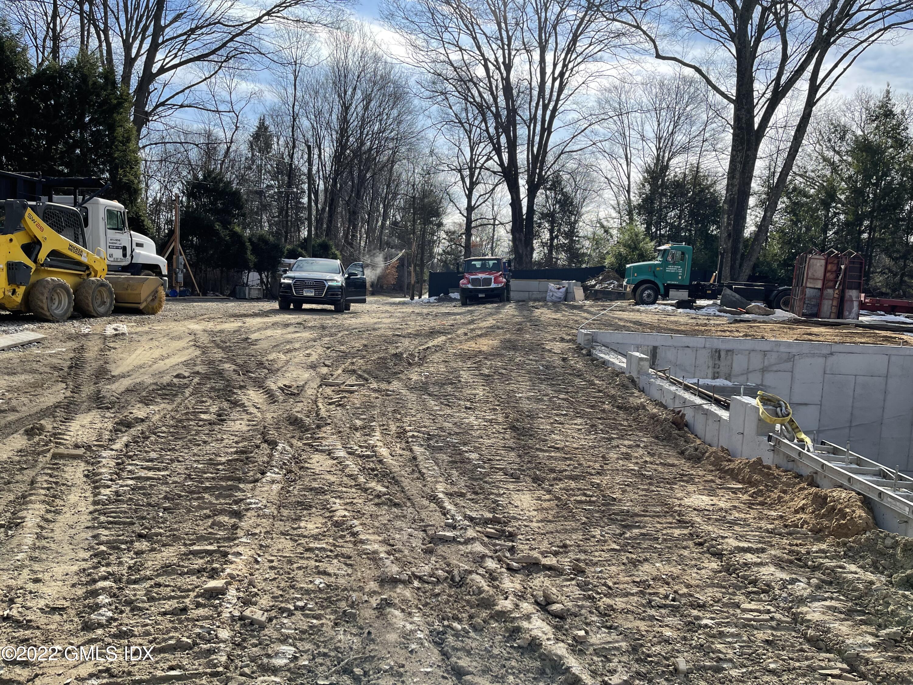 75 Perkins Road Greenwich, CT 06830 - Photo 4 of 6 PROPERTY WITH EDGE OF FOUNDATION SHOWING