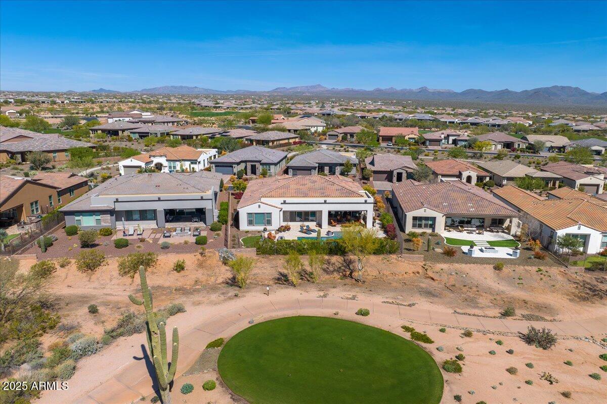 17833 East StockingTrail Rio Verde, AZ 85263 - Photo 35 of 45 an aerial view of residential houses with outdoor space