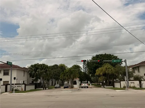 a view of a street