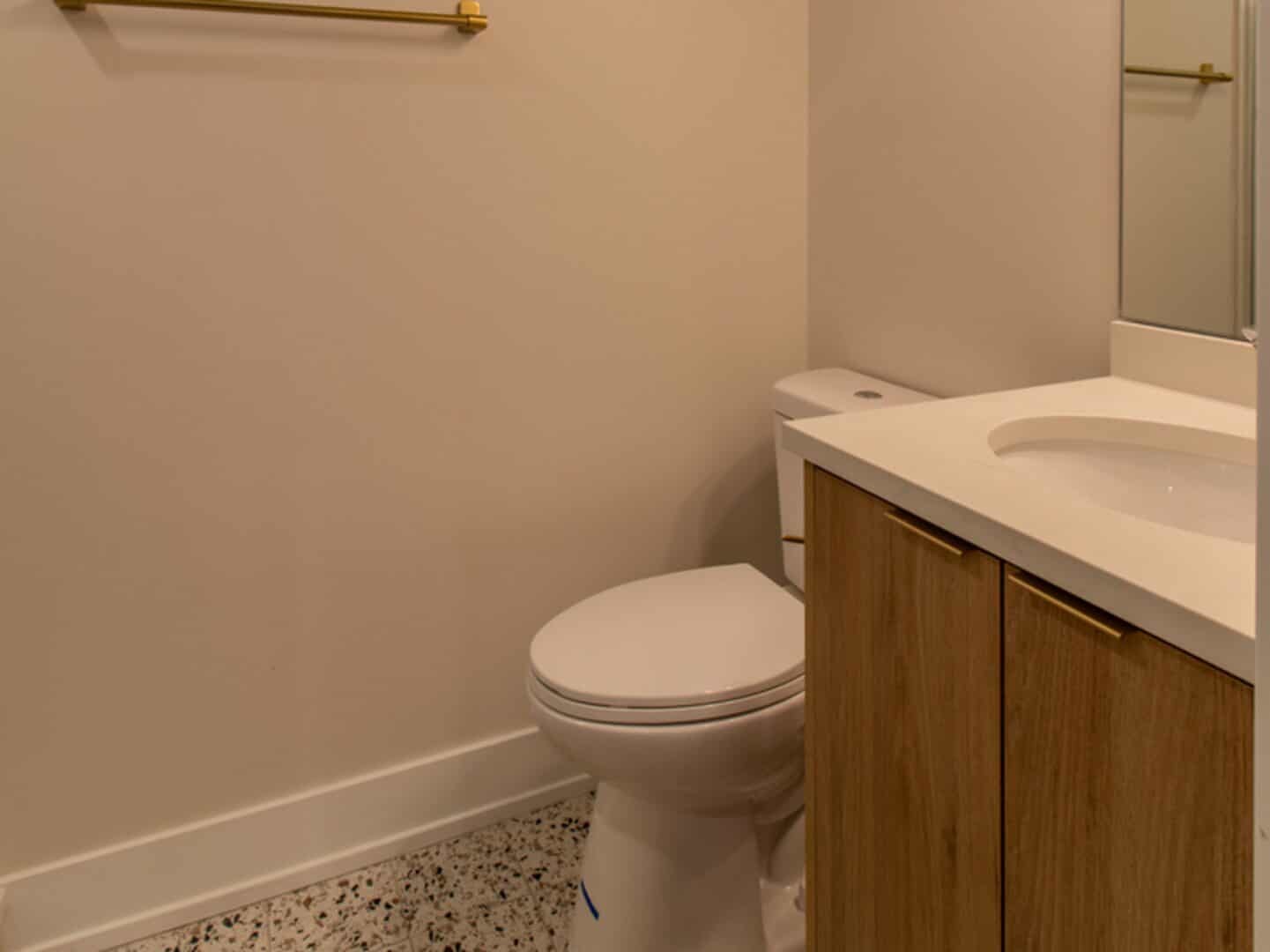 507 East 60th Street, Unit 1 Chicago, IL 60637 - Photo 7 of 15 a bathroom with a sink and a toilet