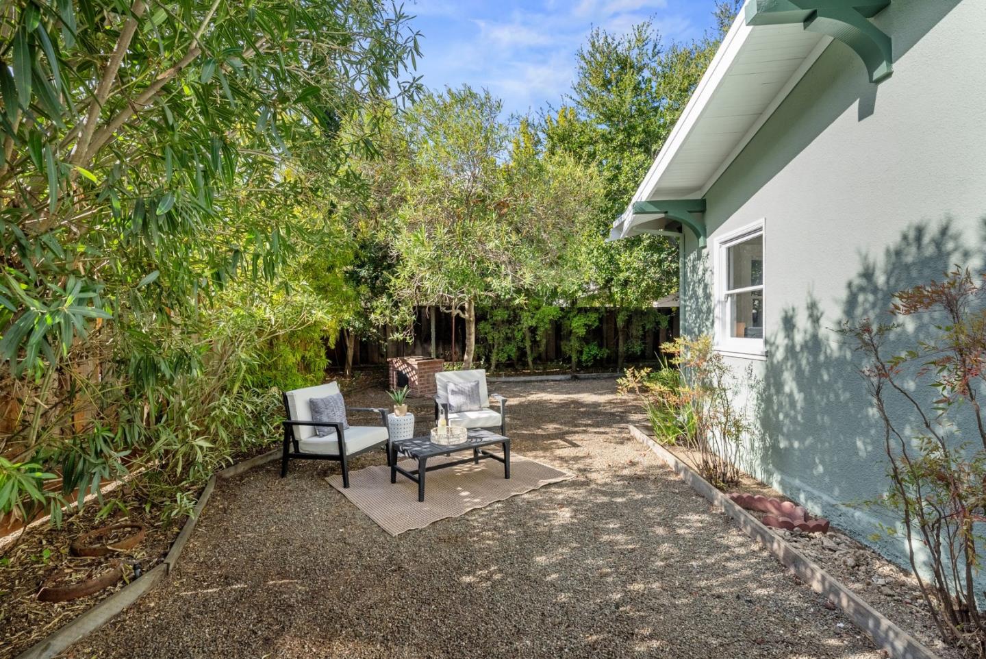 20724 Prospect Road Saratoga, CA 95070 - Photo 20 of 22 a view of backyard with outdoor seating and green space