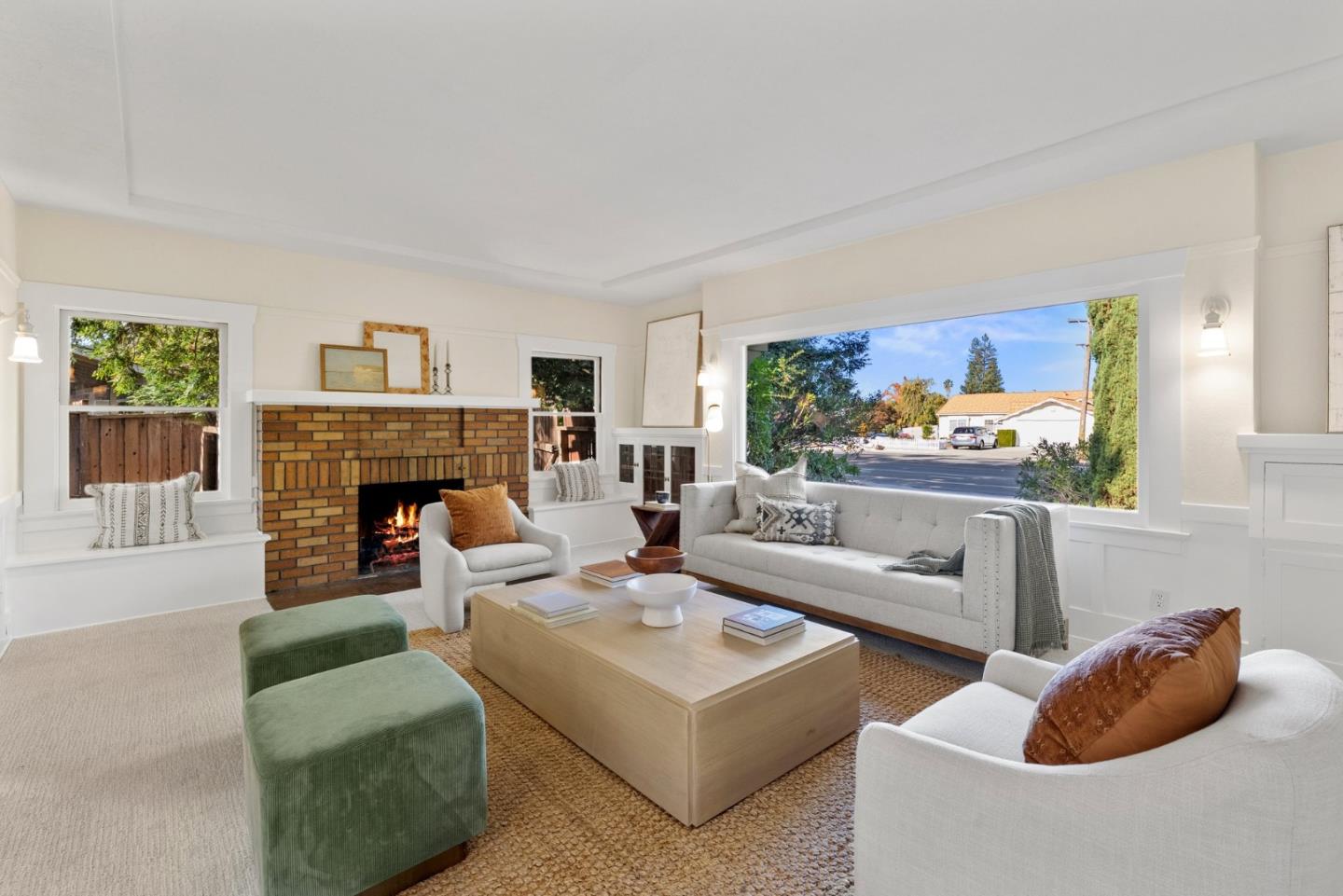 20724 Prospect Road Saratoga, CA 95070 - Photo 4 of 22 a living room with furniture and a fireplace