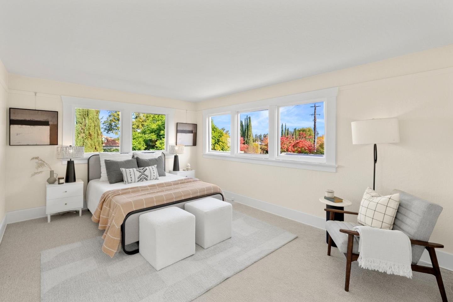 20724 Prospect Road Saratoga, CA 95070 - Photo 10 of 22 a bed room with a bed and a chair