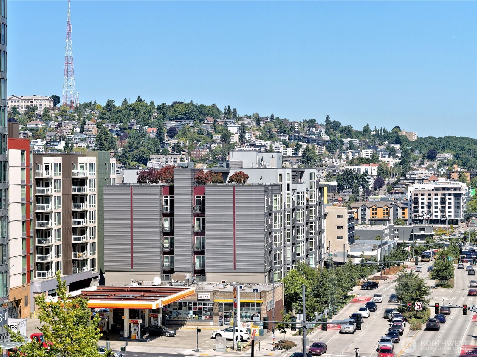 583 Battery Street, Unit 704N Seattle, WA 98121 - Photo 21 of 36 a city view with tall buildings