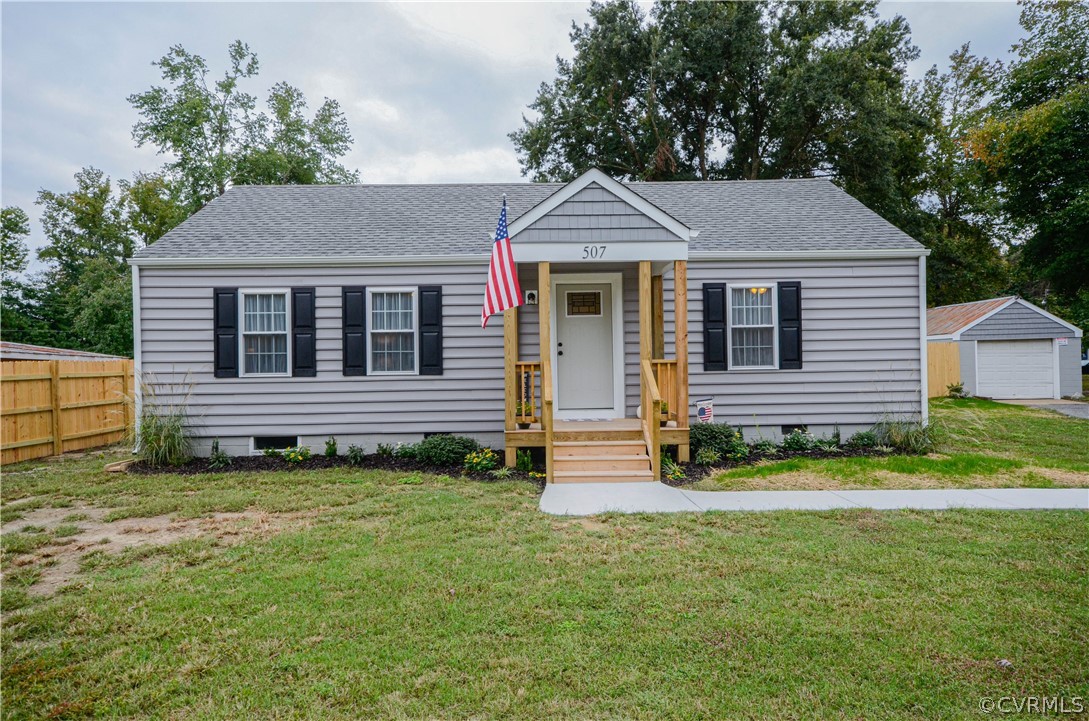 507 Old Bermuda Hundred Road Chester, VA 23836 - Photo 33 of 33 a front view of a house with a yard
