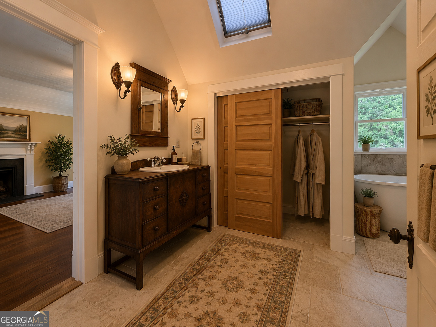 316 West Church Street Fort Valley, GA 31030 - Photo 23 of 28 a bathroom with a sink and a mirror