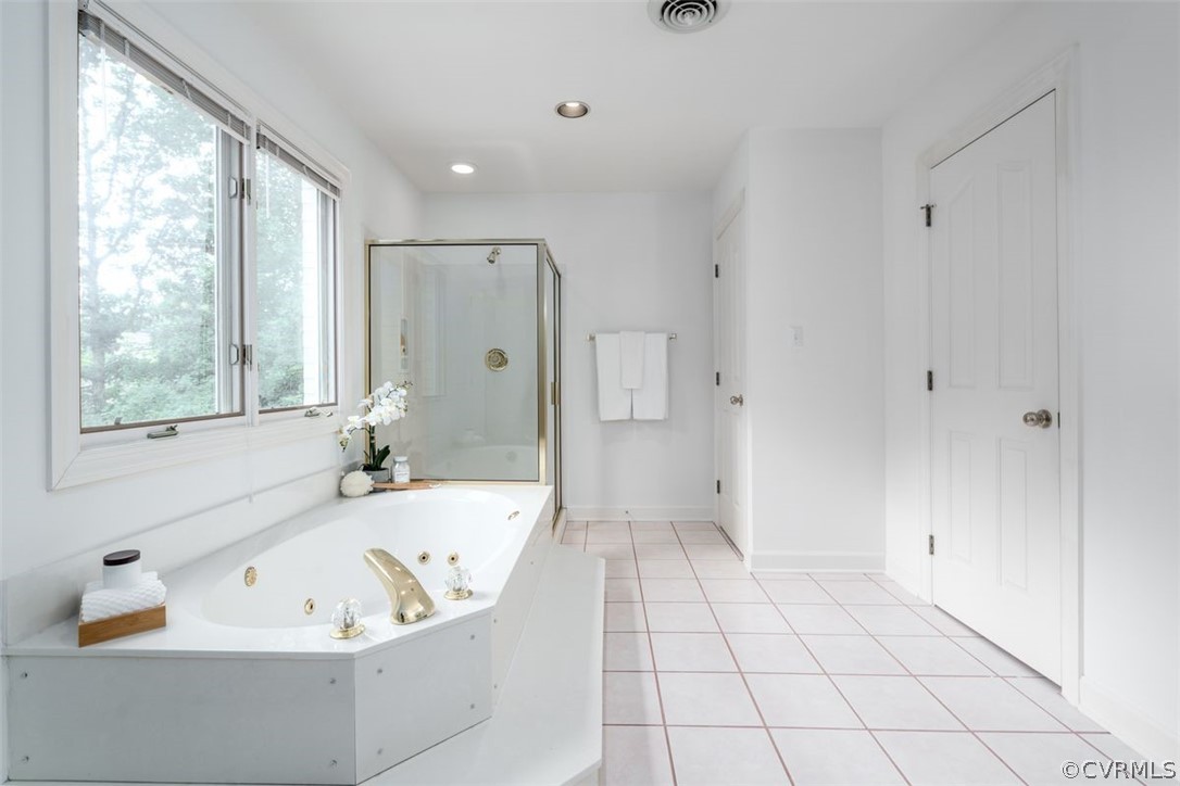 11803 Glendevon Road Chesterfield, VA 23838 - Photo 31 of 37 Primary Bath with water view and tiled shower