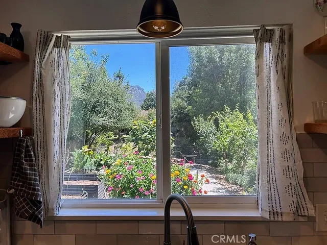a view of a window in a room