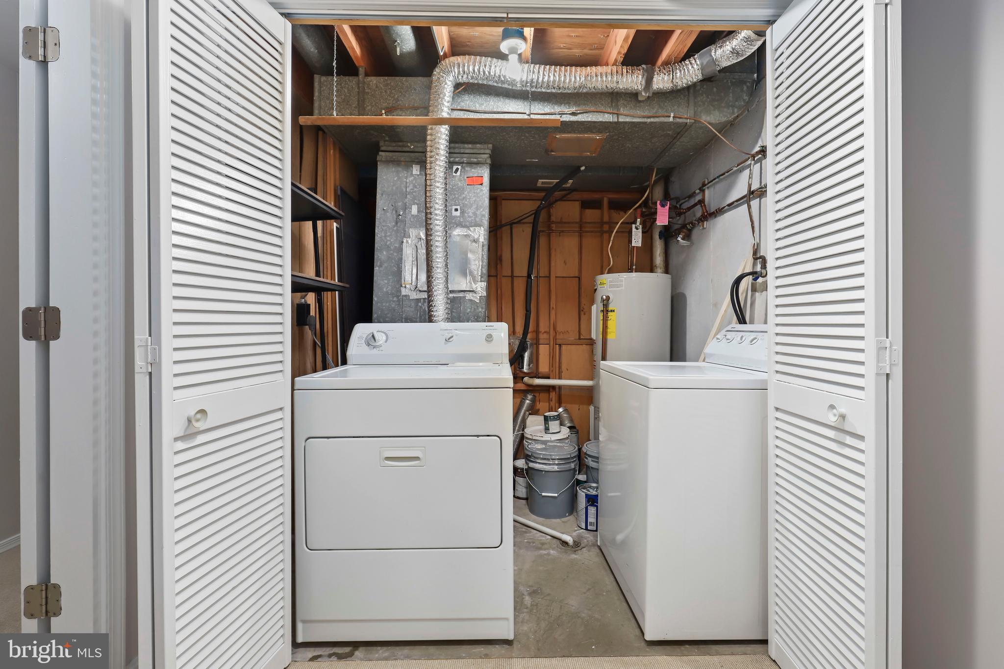 2434 South Walter Reed Drive, Unit 3 Arlington, VA 22206 - Photo 27 of 36 a utility room with dryer and washer