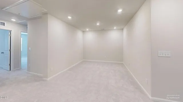 a view of empty room