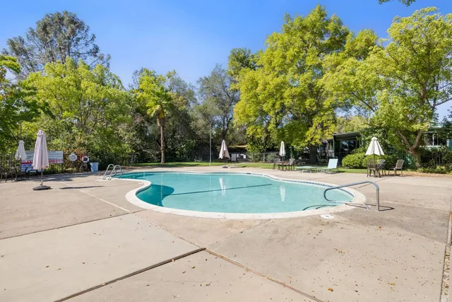 a house view with a outdoor space