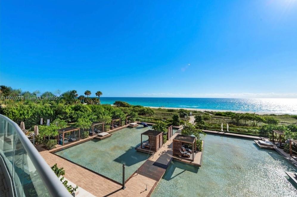 9349 Collins Avenue, Unit 304 Surfside, FL 33154 - Photo 8 of 40 a view of a ocean from a balcony