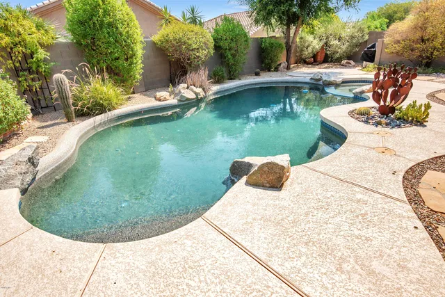 a outdoor space with furniture