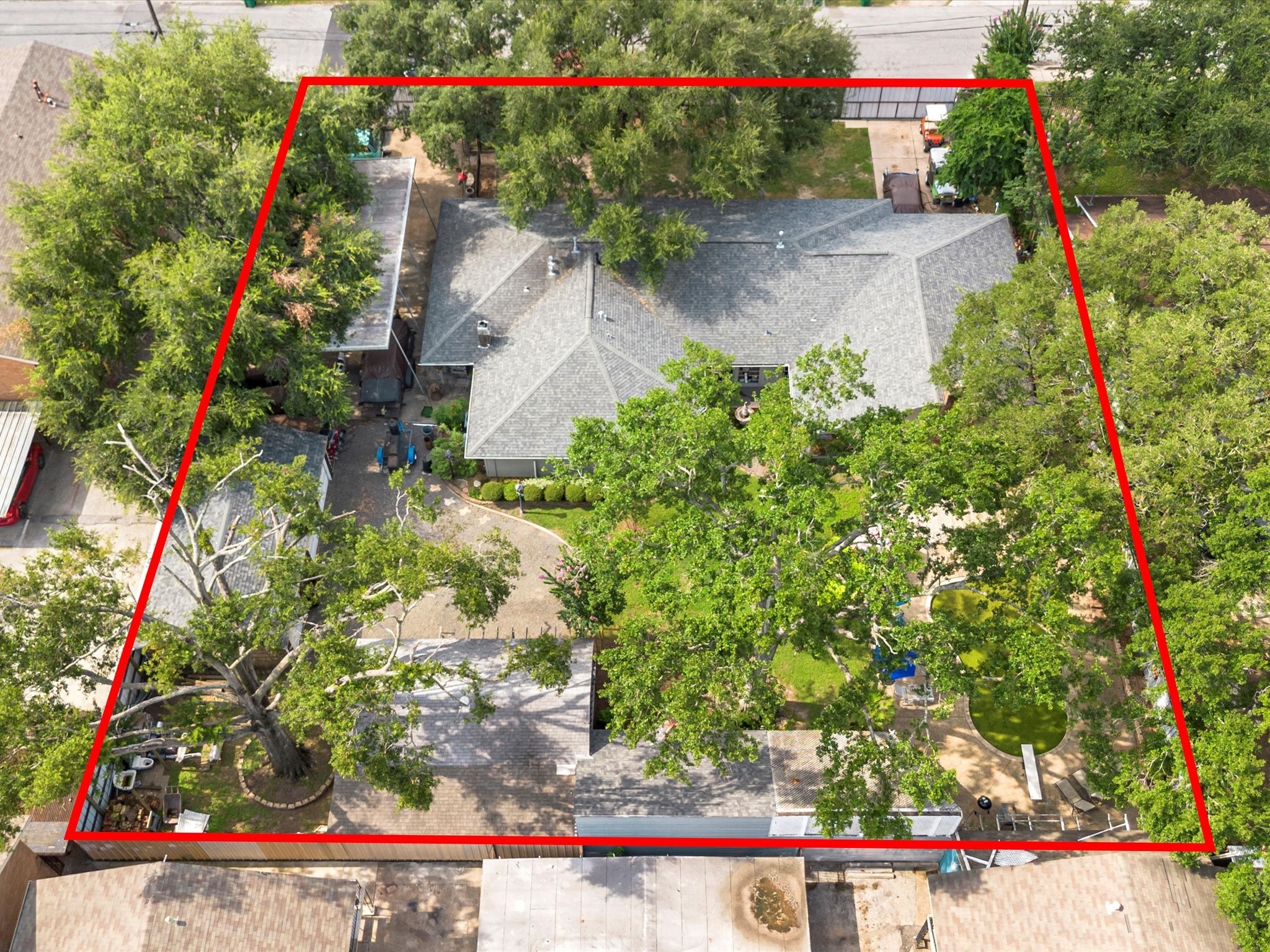 810 Martin Street Houston, TX 77018 - Photo 10 of 31 Aerial view