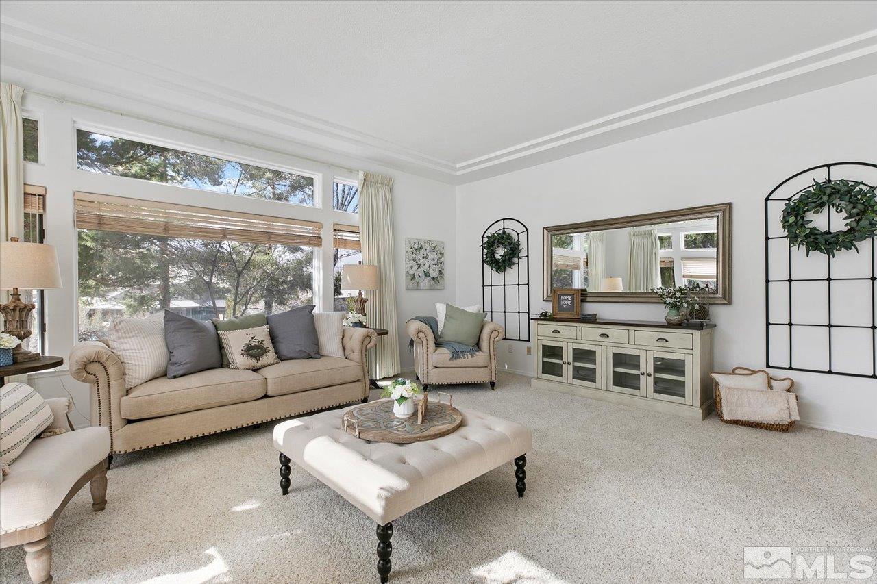 4035 Caughlin Creek Road Reno, NV 89519 - Photo 9 of 40 a living room with furniture and a large window