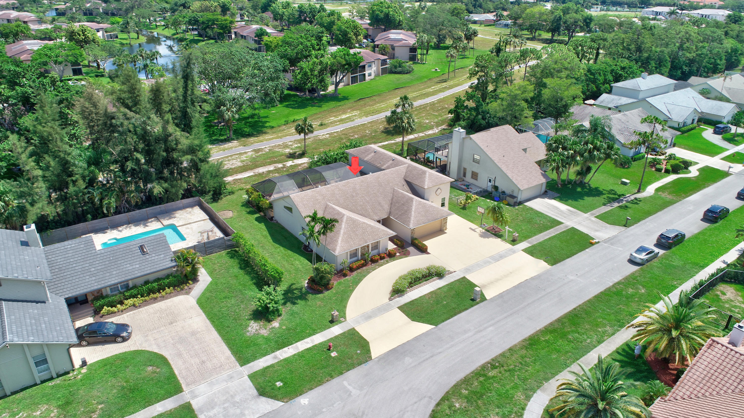9401 Old Pine Road Boca Raton, FL 33428 - Photo 39 of 40 Aerial