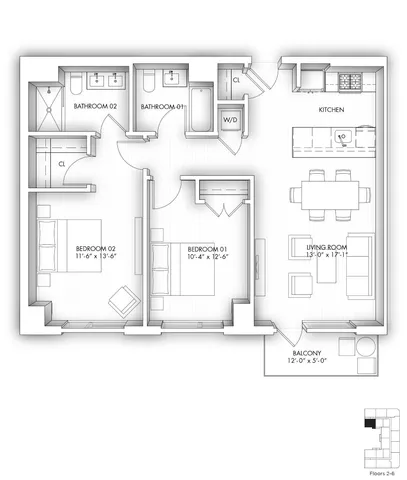 a picture of a floor plan