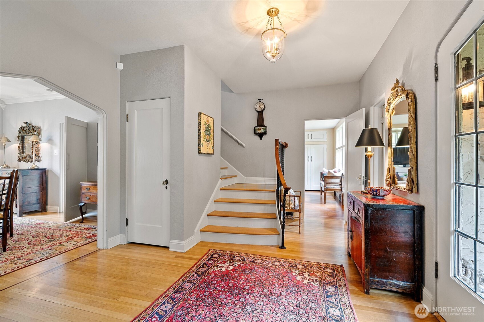 659 Alta Vista Place Fircrest, WA 98466 - Photo 2 of 40 a view of entryway and hall with wooden floor