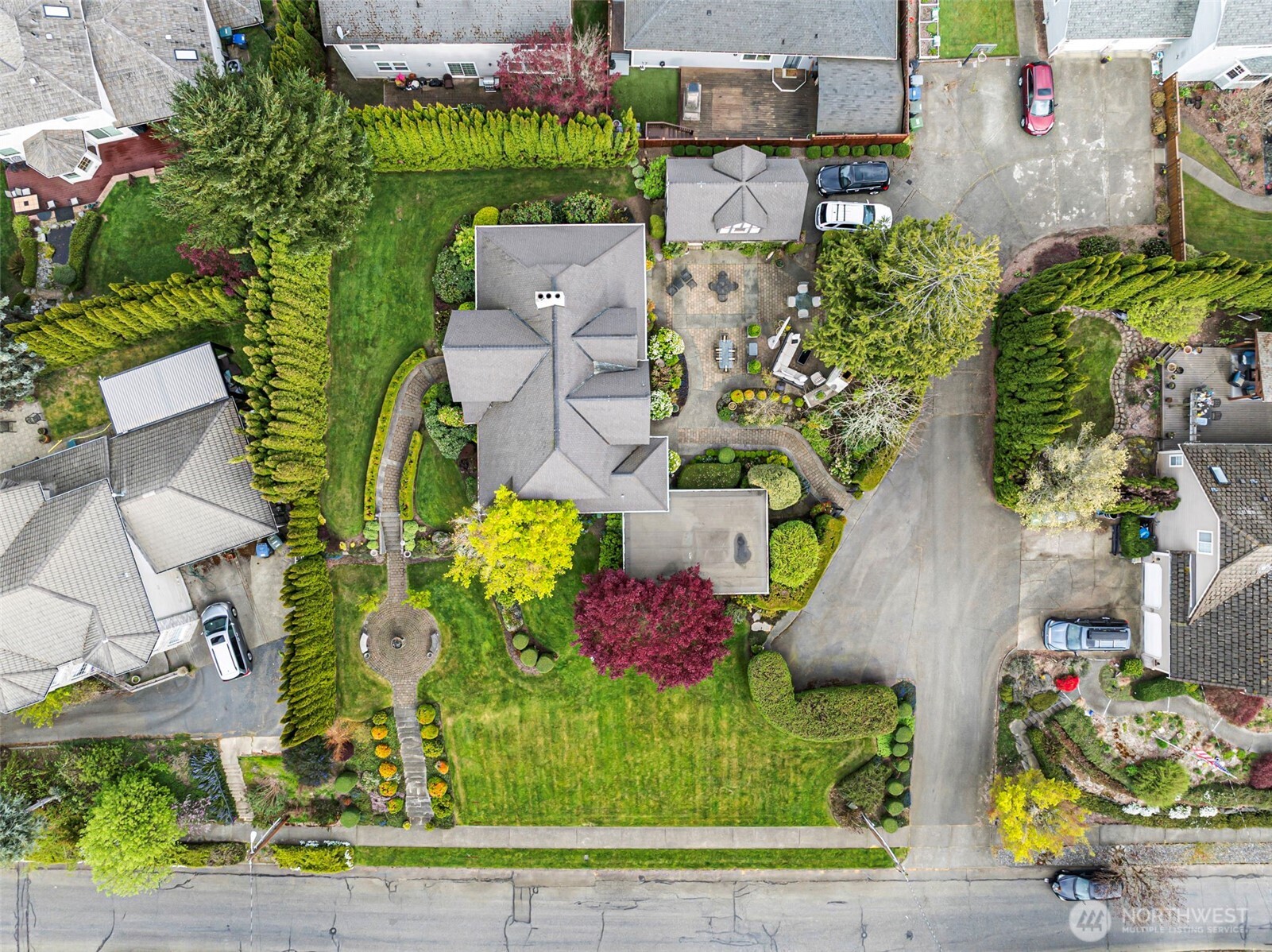 659 Alta Vista Place Fircrest, WA 98466 - Photo 36 of 40 an aerial view of residential house with outdoor space