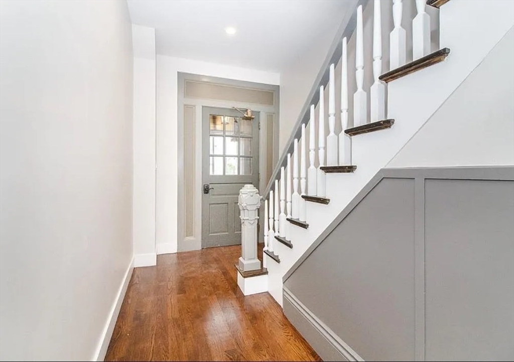 249 Lexington Street, Unit 2 Boston, MA 02128 - Photo 13 of 19 a view of entryway and hall with wooden floor