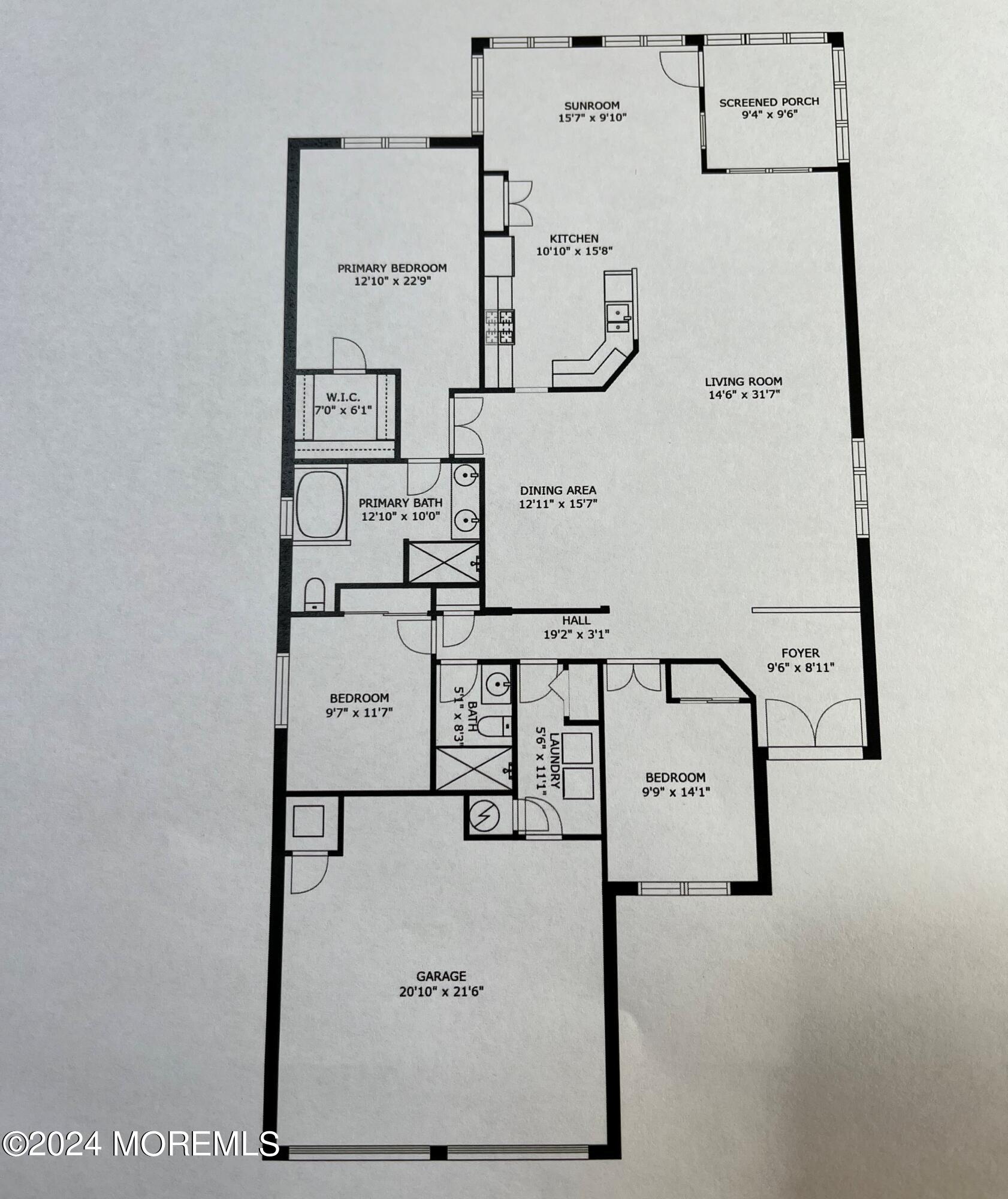 2584 Collier Road Manasquan, NJ 08736 - Photo 45 of 45 Floor Plan