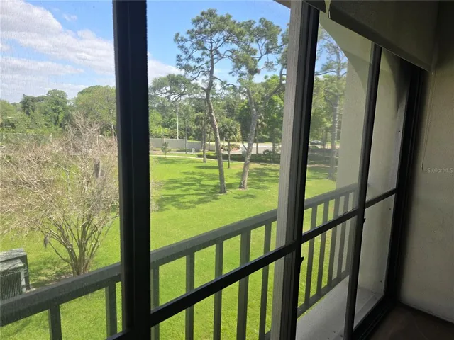 a view of balcony and deck