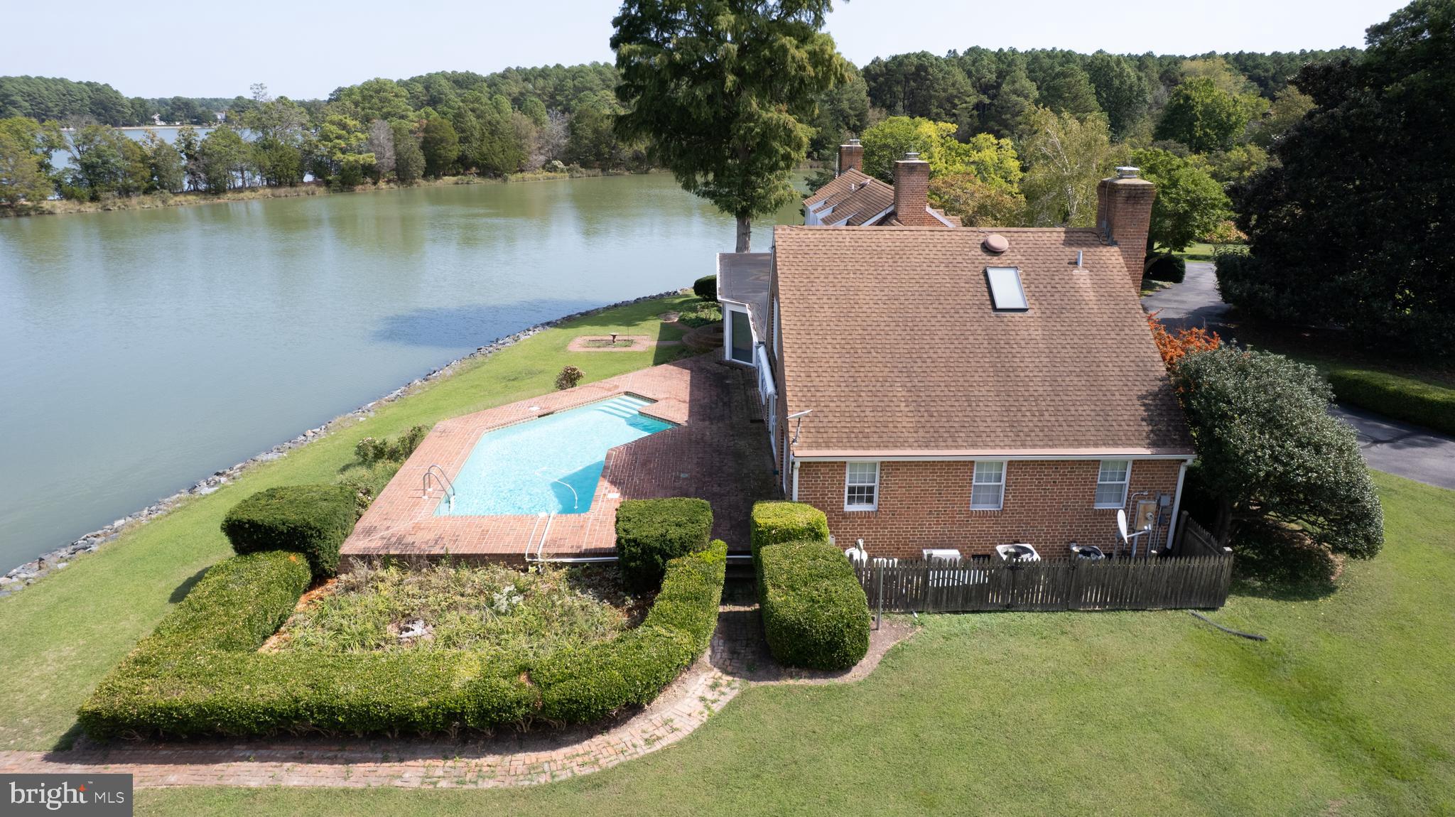 5499 Anderby Hall Road Royal Oak, MD 21662 - Photo 5 of 87 aerial view of water side