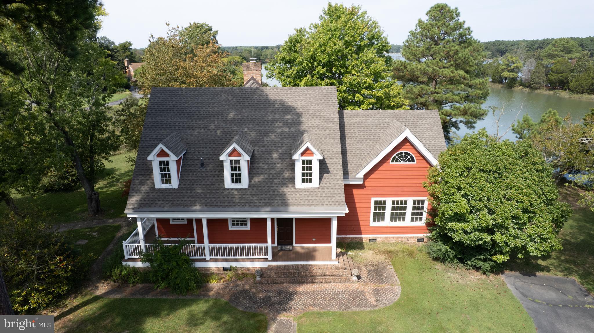 5499 Anderby Hall Road Royal Oak, MD 21662 - Photo 77 of 87 aerial view of guest house