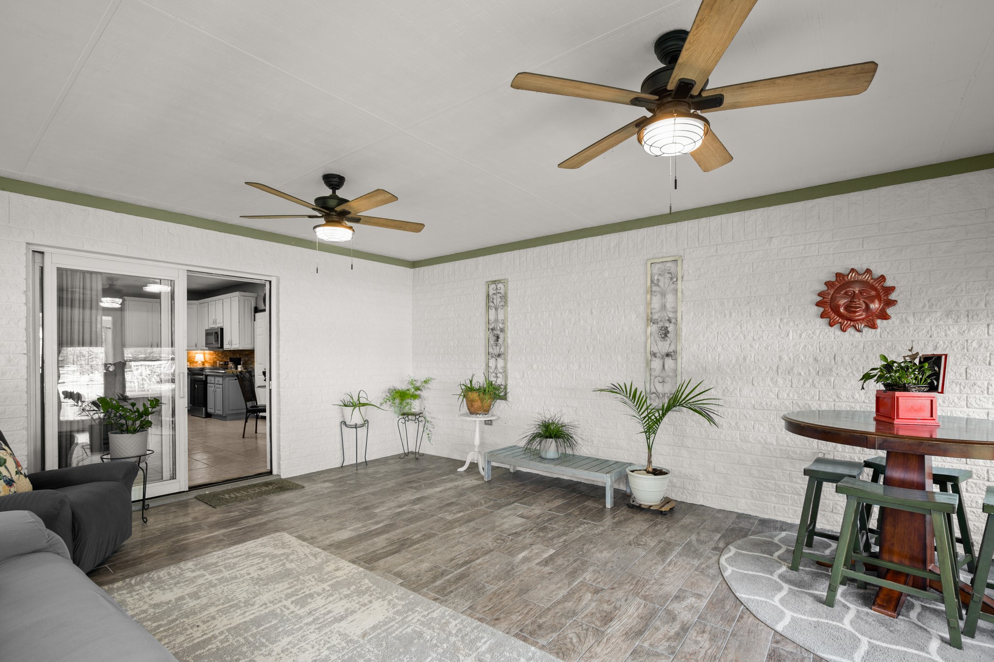 350 Lost River Road Georgetown, TX 78628 - Photo 17 of 39 Enjoy the sunrise with a morning cup of joe or a glass of wine as you watch the sunset from your enclosed patio.