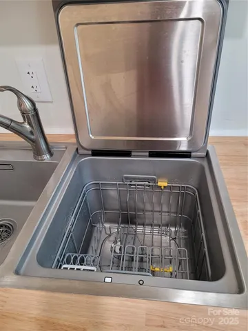 a close up of a sink