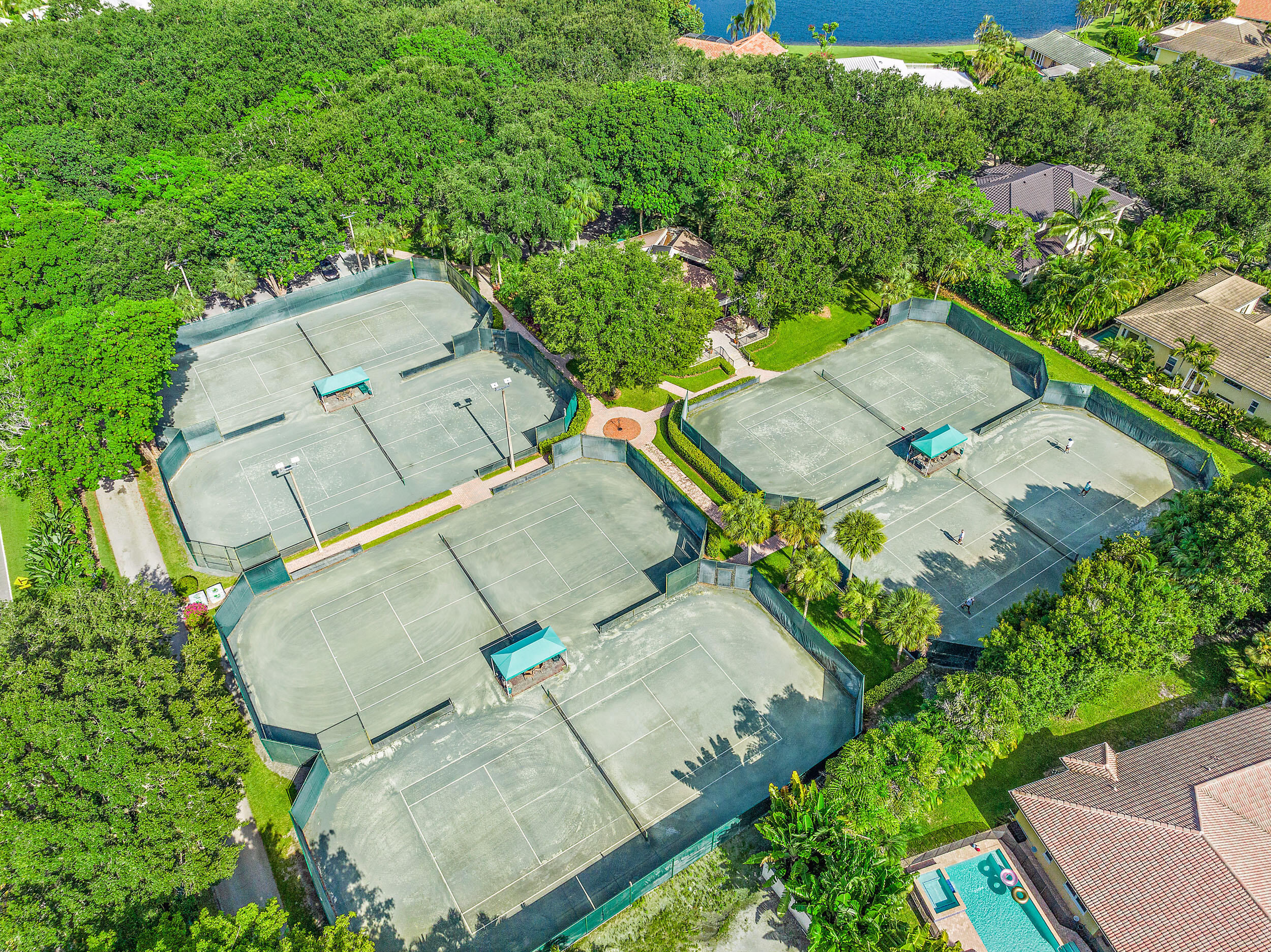 10182 Southeast Acorn Way Jupiter, FL 33469 - Photo 51 of 56 Heritage Oaks Tennis Aerial