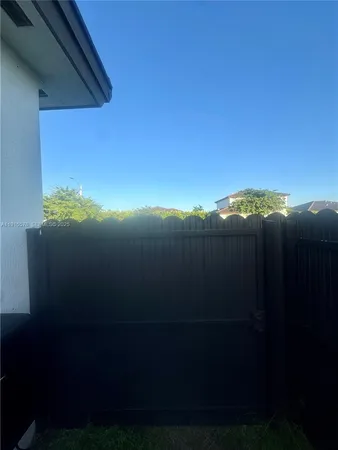 a view of sky from balcony