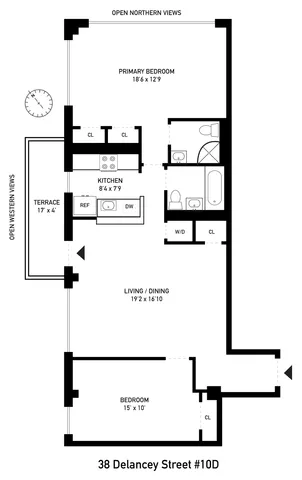 $1,699,000 | 38 Delancey Street, Unit 10D | Lower East Side