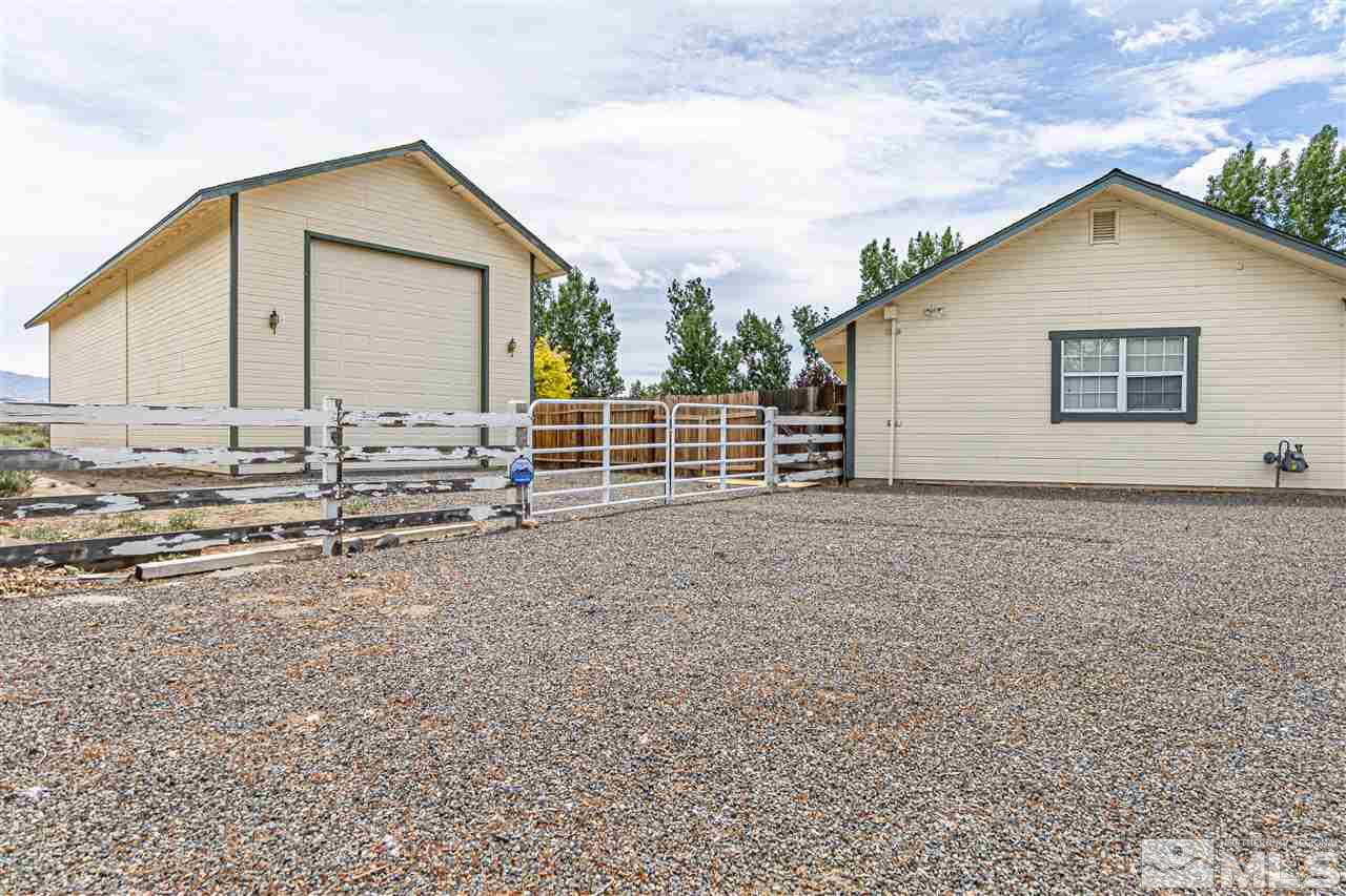 761 Rubio Way Gardnerville, NV 89460 - Photo 25 of 30 a view of backyard with garage