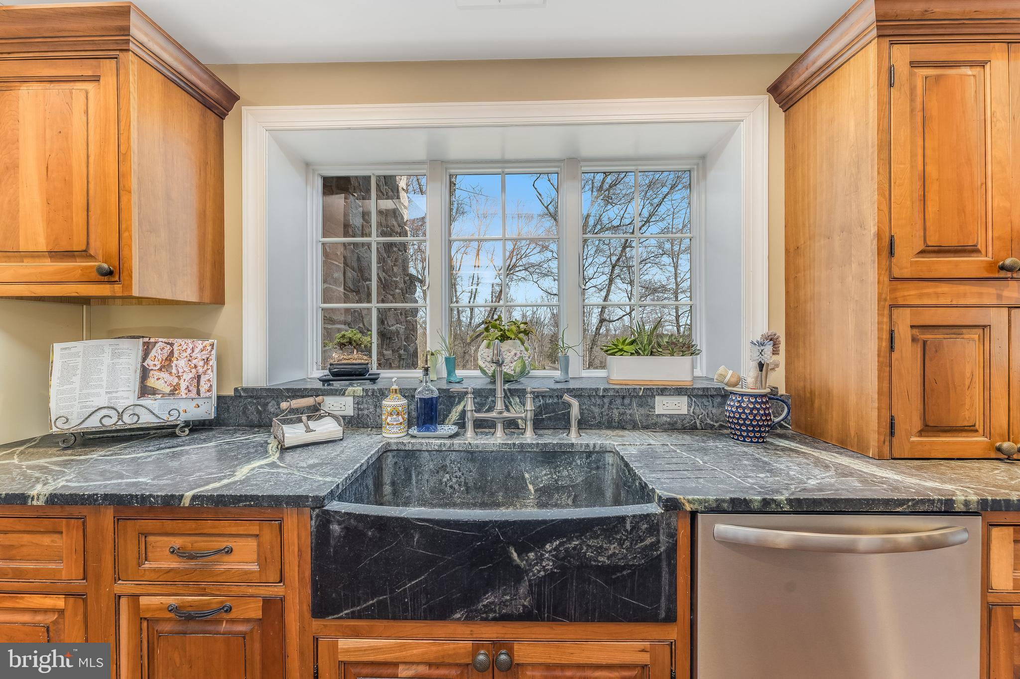 27 Milestone Drive Ringoes, NJ 08551 - Photo 17 of 75 a kitchen with granite countertop a sink and a window