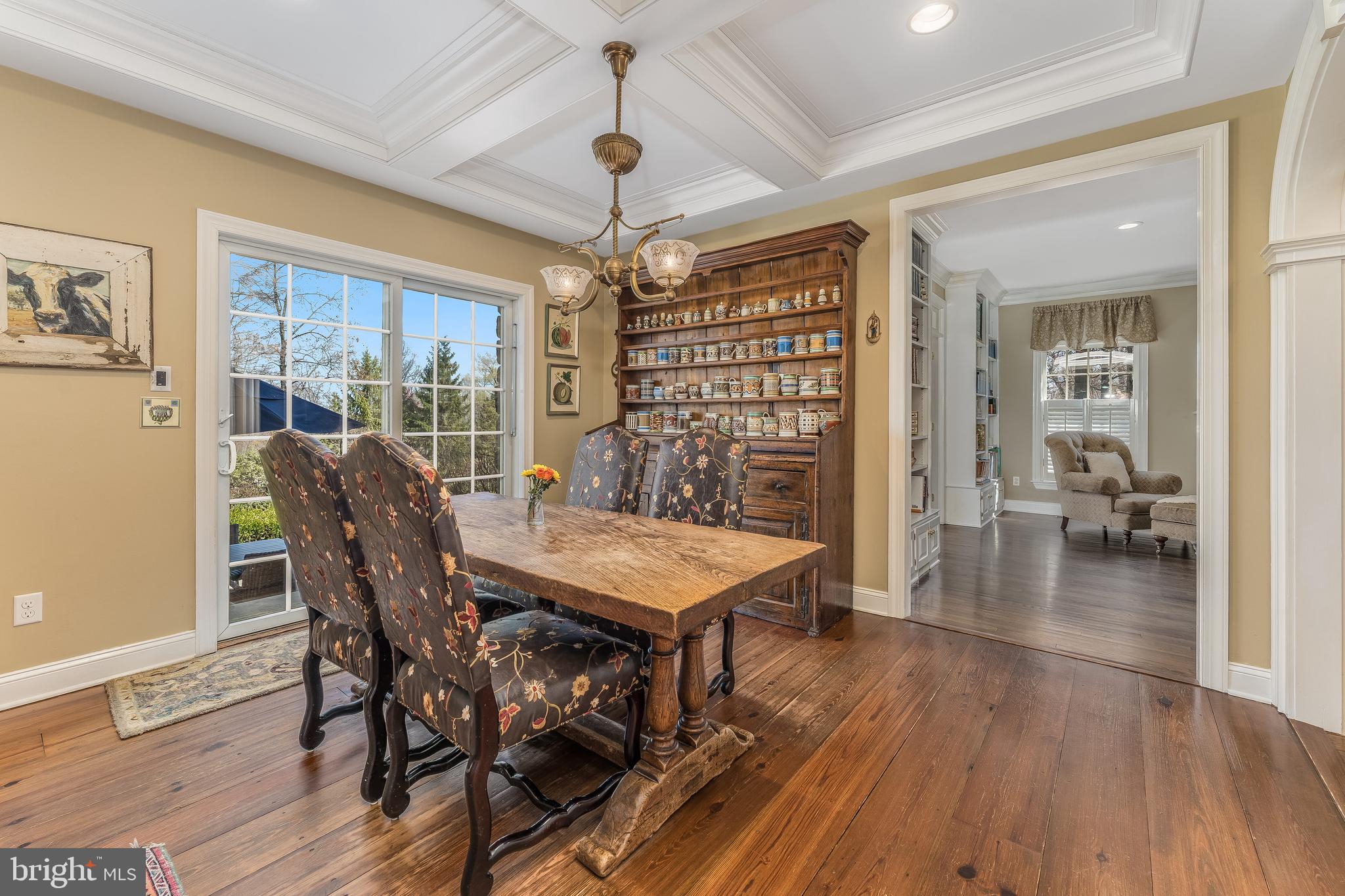 27 Milestone Drive Ringoes, NJ 08551 - Photo 22 of 75 a view of a dining room with furniture window and wooden floor
