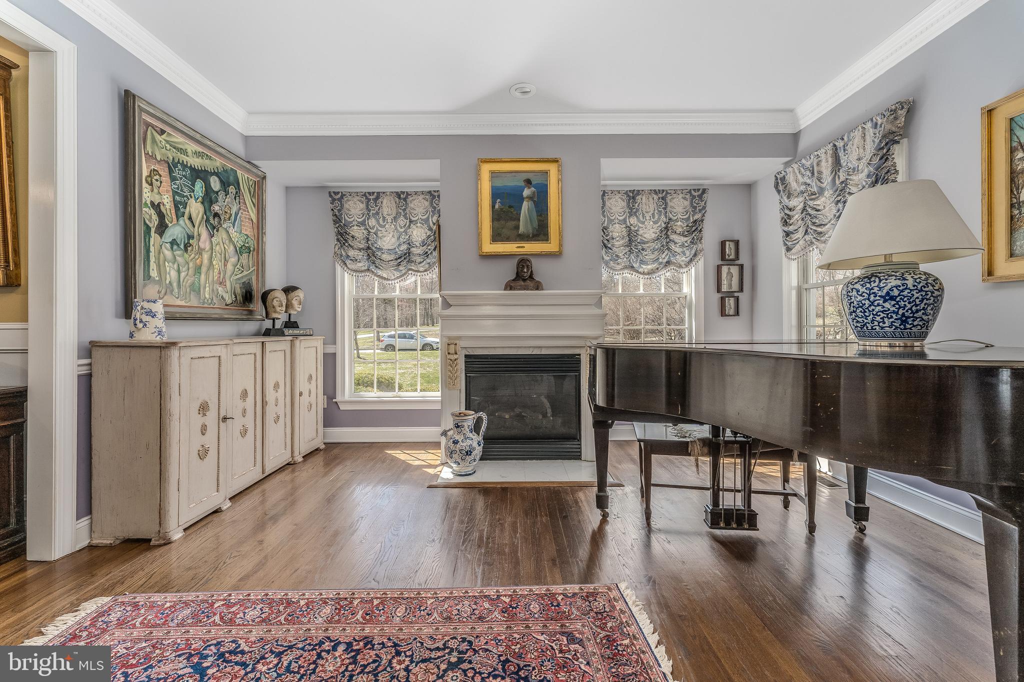 27 Milestone Drive Ringoes, NJ 08551 - Photo 4 of 75 a living room with furniture and a fireplace