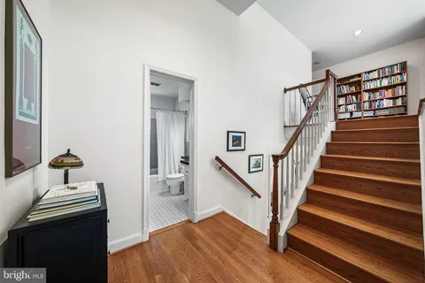 a view of a building with a front door