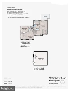 $1,300,000 | 9806 Culver Court, Kensington, MD 20895