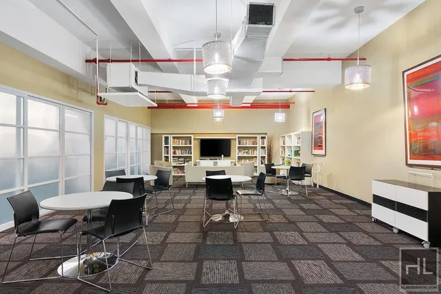 a view of a city with tall buildings